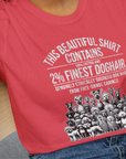 This Beautiful Shirt Contains Finest Dog Hair, Volume 5, Unisex T-Shirt- funny dog-themed Shirt. Design by Dog Gang
