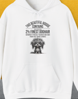 This Beautiful Hoodie Contains Finest Dog Hair, Volume 3, Unisex Hoodie funny dog print, Design by Dog Gang