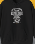 This Beautiful Hoodie Contains Finest Dog Hair, Volume 3, Unisex Hoodie-Black-funny dog lover Shirtdesign by Dog Gang