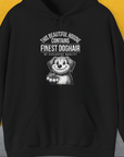 This Beautiful Hoodie Contains Finest Dog Hair Of Exclusive Quality, Volume 1, Unisex Hoodie-Black-funny dog lover Shirtdesign by Dog Gang
