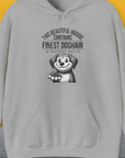 This Beautiful Hoodie Contains Finest Dog Hair Of Exclusive Quality, Volume 1, Unisex Hoodie-Sport Grey-funny dog lover Shirtdesign by Dog Gang