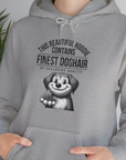 This Beautiful Hoodie Contains Finest Dog Hair Of Exclusive Quality, Volume 1, Unisex Hoodie- another funny dog lover Shirtdesign made by Dog Gang
