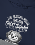 This Beautiful Hoodie Contains Finest Dog Hair Of Exclusive Quality, Volume 1, Unisex Hoodie-humorous dog lover / dog owner Design by Dog Gang