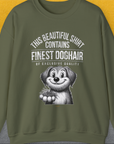 This Beautiful Shirt Contains Finest Dog Hair Of Exclusive Quality, Volume 1, Unisex Sweatshirt- another funny dog lover Shirtdesign made by Dog Gang