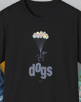 The Dog Gang Minimalistic Series II, Volume 1, Unisex T-Shirt-Black-funny dog lover Shirtdesign by Dog Gang
