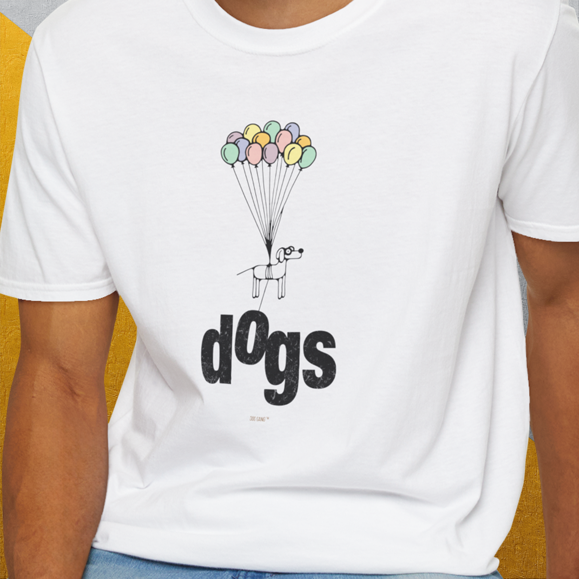 The Dog Gang Minimalistic Series II, Volume 1, Unisex T-Shirt-a minimalistic Shirtdesign for dog lovers by Dog Gang