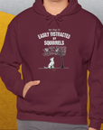 My Dog Is Easily Distracted By - Volume 1: Squirrels, Unisex Hoodie-. For dog lovers and dog owners. Design by Dog Gang