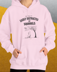 My Dog Is Easily Distracted By - Volume 1: Squirrels, Unisex Hoodie-, Design by Dog Gang