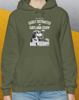 My Dog Is Easily Distracted By - Volume 2: Cats And Stuff, Unisex Hoodie-, a fun and stylish design for dog lovers from Dog Gang