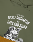 My Dog Is Easily Distracted By - Volume 2: Cats And Stuff, Unisex Hoodie-. A dog-themed Design from Dog Gang