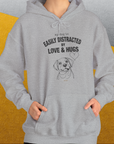 My Dog Is Easily Distracted By - Volume 3: Love And Hugs, Unisex Hoodie-, Design by Dog Gang
