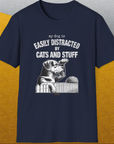 My Dog Is Easily Distracted By - Volume 2: Cats And Stuff, Unisex T-Shirt-, a cool and stylish design with a funny saying from Dog Gang