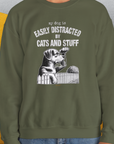 My Dog Is Easily Distracted By - Volume 2: Cats And Stuff, Unisex Sweatshirt-, Design by Dog Gang