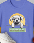 "Say Hi" Series, Volume 1, Unisex T-Shirt-Heather Royal-funny dog lover Shirtdesign by Dog Gang
