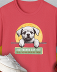 "Say Hi" Series, Volume 1, Unisex T-Shirt-funny and stylish. A perfect gift for dog lovers. Shirtdesign by Dog Gang