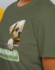 "Say Hi" Series, Volume 2, Unisex T-Shirt-funny dog lover Shirtdesign by Dog Gang
