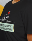 "Say Hi" Series, Volume 3, Unisex T-Shirt-funny dog lover Shirtdesign by Dog Gang