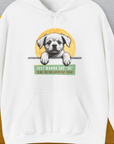 "Say Hi" Series, Volume 1, Unisex Hoodie funny dog print, Design by Dog Gang