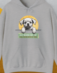 "Say Hi" Series, Volume 1, Unisex Hoodie-funny and stylish. A perfect gift for dog lovers. Shirtdesign by Dog Gang