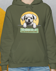"Say Hi" Series, Volume 1, Unisex Hoodie- funny dog-themed Shirt. Design by Dog Gang