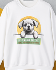 "Say Hi" Series, Volume 1, Unisex Sweatshirt funny dog print, Design by Dog Gang