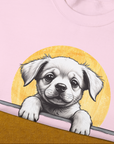 "Say Hi" Series, Volume 1, Unisex Sweatshirt-humorous dog lover / dog owner Design by Dog Gang
