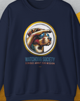Watchdog Society Series, Volume 1, Unisex Sweatshirt-S-funny dog lover Shirtdesign by Dog Gang