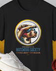 (Member Of The) Watchdog Society Series, Volume 1, Unisex T-Shirt-Black-funny dog lover Shirtdesign by Dog Gang