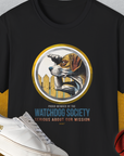 (Member Of The) Watchdog Society Series, Volume 2, Unisex T-Shirt-Black-funny dog lover Shirtdesign by Dog Gang