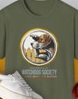 (Member Of The) Watchdog Society Series, Volume 2, Unisex T-Shirt-Military Green-funny dog lover Shirtdesign by Dog Gang
