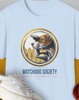 (Member Of The) Watchdog Society Series, Volume 2, Unisex T-Shirt-Light Blue-funny dog lover Shirtdesign by Dog Gang