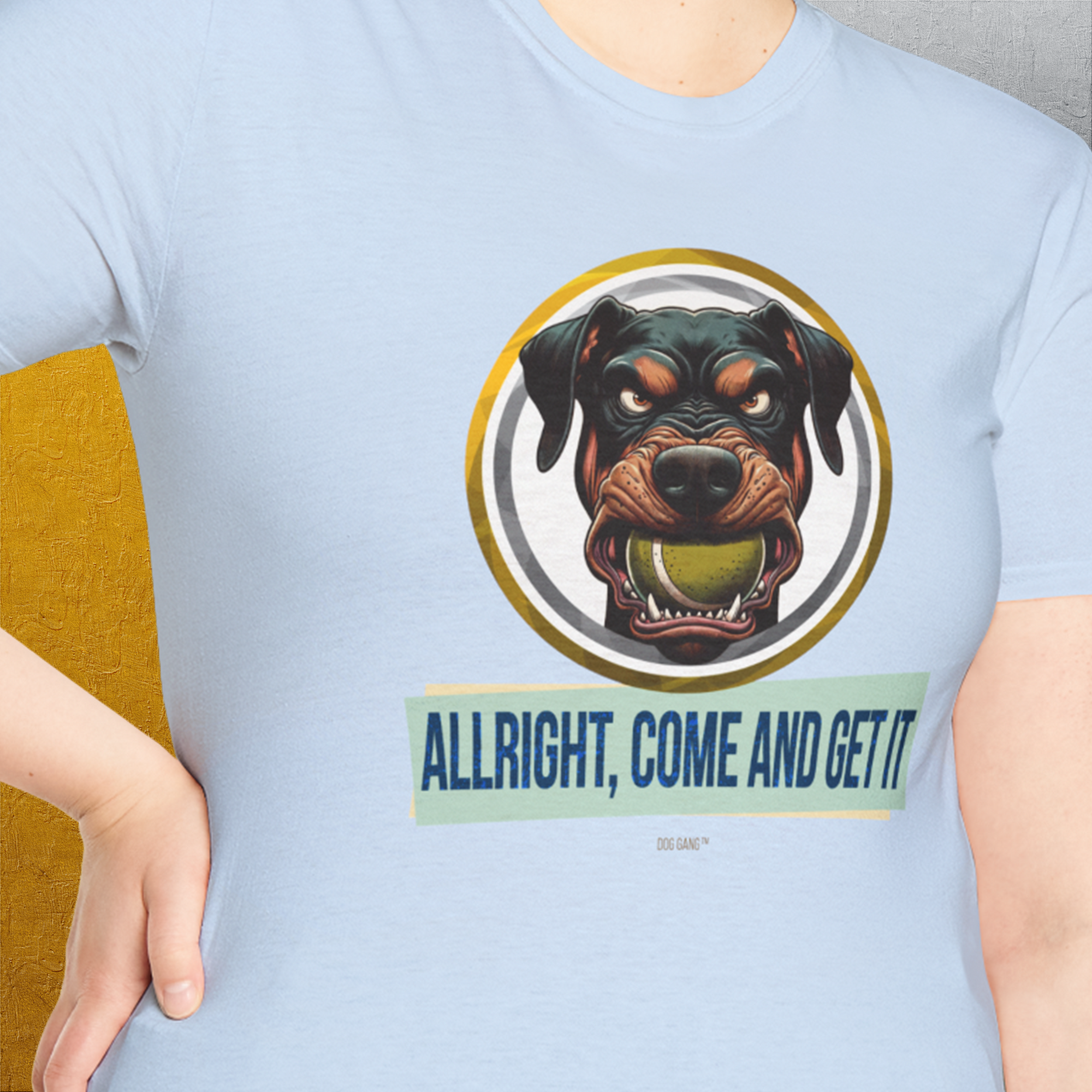 Allright Come And Get It, Volume 2, Unisex T-Shirt-, Design by Dog Gang