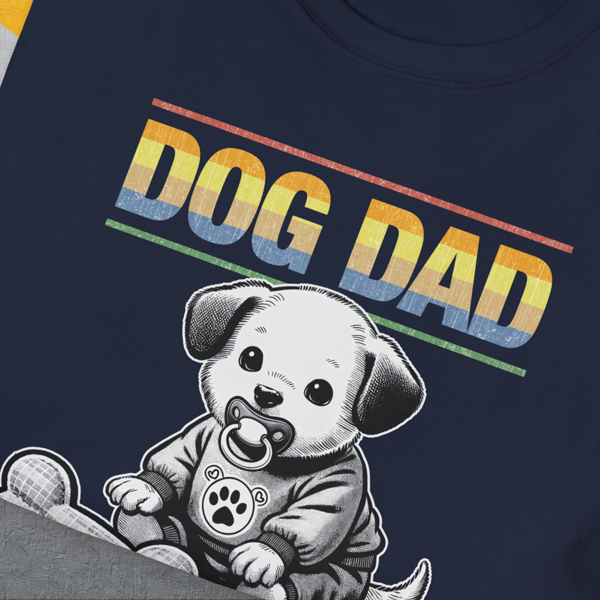 Dog Dad Series, Volume 2, Unisex T-Shirt-. For dog lovers and dog owners. Design by Dog Gang