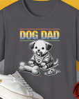 Dog Dad Series, Volume 2, Unisex T-Shirt-Charcoal. A perfect gift for dog lovers and dog owners. Design by Dog Gang