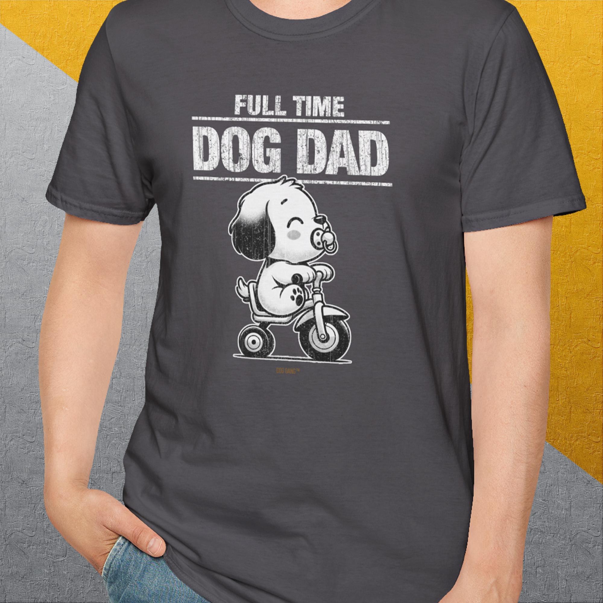 Dog Dad Series, Volume 3, Unisex T-Shirt-, Design by Dog Gang