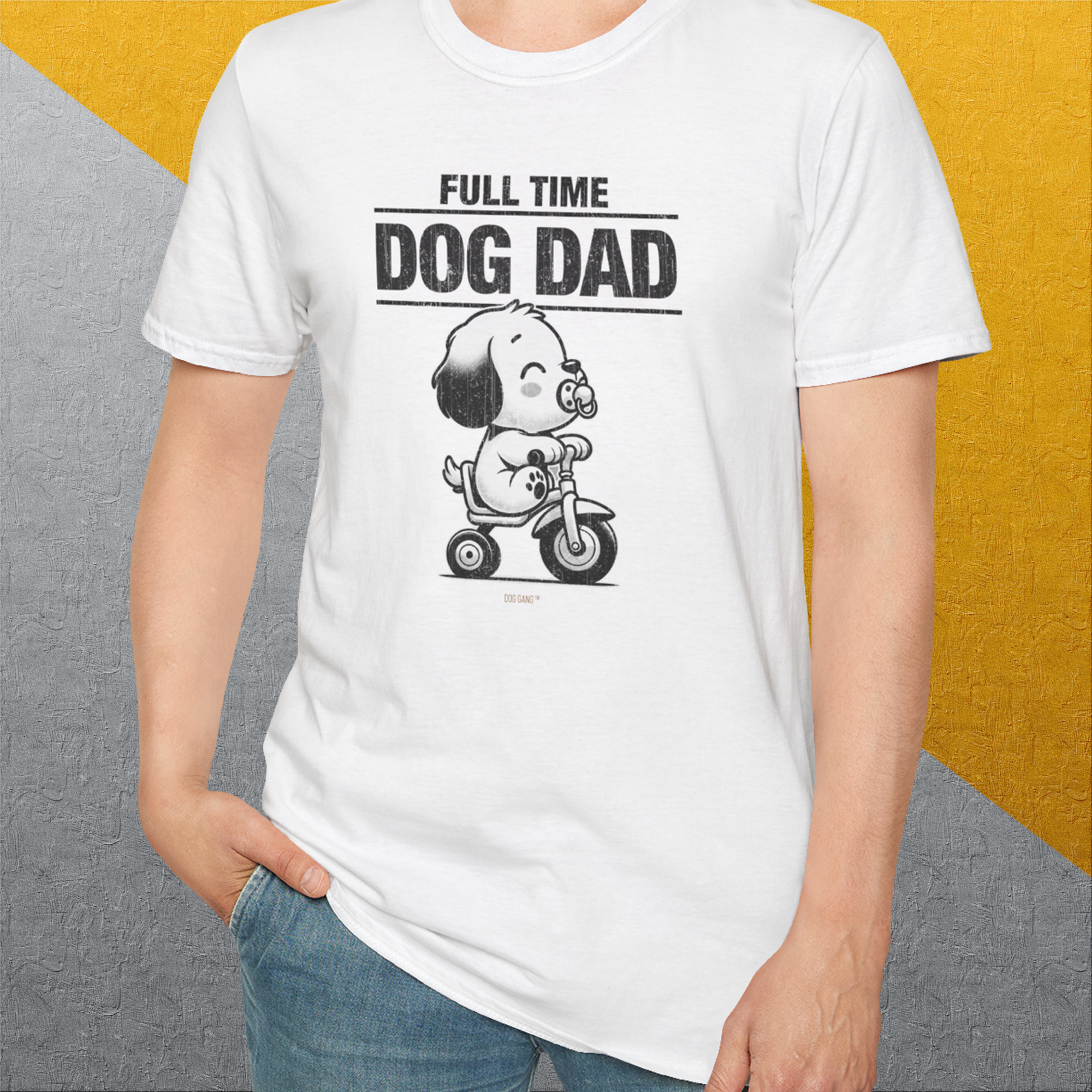 Dog Dad Series, Volume 3, Unisex T-Shirt-. A perfect gift for dog lovers and dog owners. Design by Dog Gang