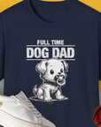 Dog Dad Series, Volume 4, Unisex T-Shirt-Navy, Design by Dog Gang