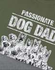 Dog Dad Series, Volume 5, Unisex T-Shirt-. For dog lovers and dog owners. Design by Dog Gang