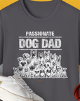 Dog Dad Series, Volume 5, Unisex T-Shirt-Charcoal, Design by Dog Gang