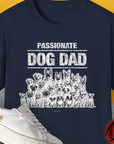 Dog Dad Series, Volume 5, Unisex T-Shirt-Navy, Design by Dog Gang