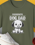 Dog Dad Series, Volume 6, Unisex T-Shirt-Military Green, Design by Dog Gang