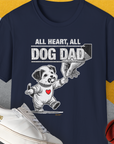 Dog Dad Series, Volume 7, Unisex T-Shirt-Navy, Design by Dog Gang