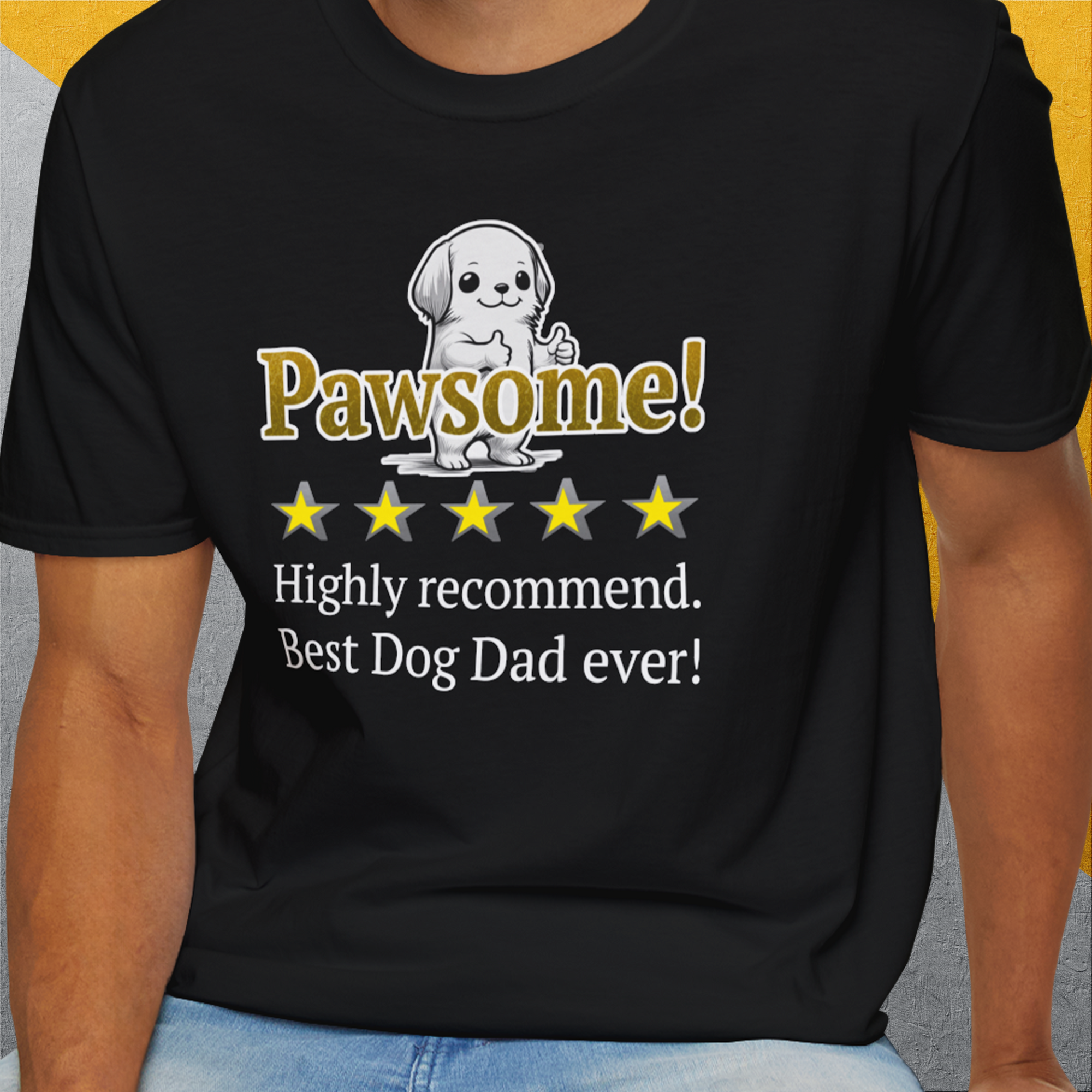 Dog Dad Series, Volume 8, Unisex T-Shirt-, a fun and stylish design for dog lovers from Dog Gang