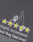 Dog Dad Series, Volume 9, Unisex T-Shirt-. For dog lovers and dog owners. Design by Dog Gang