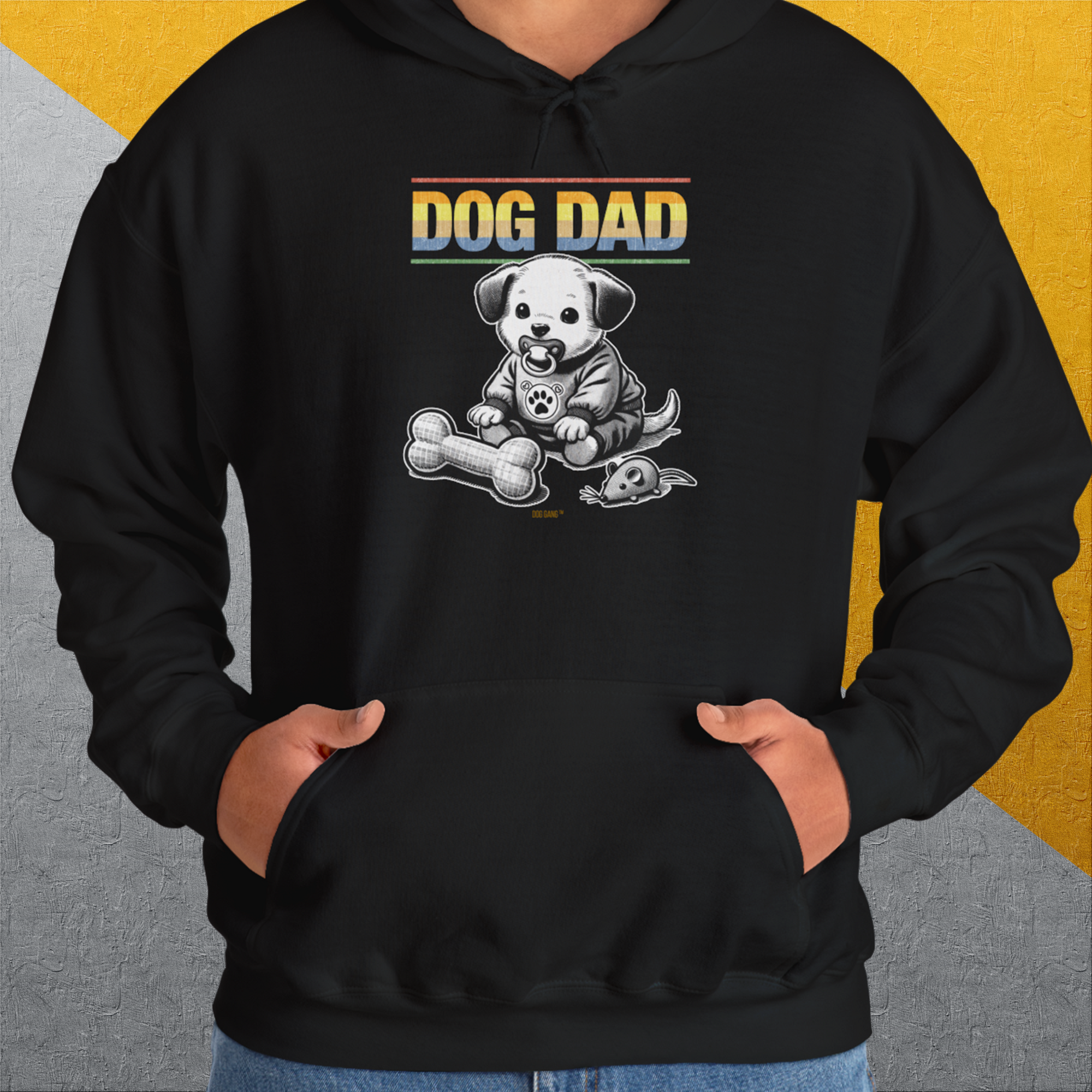 Dog Dad Series, Volume 2, Unisex Hoodie-, Design by Dog Gang