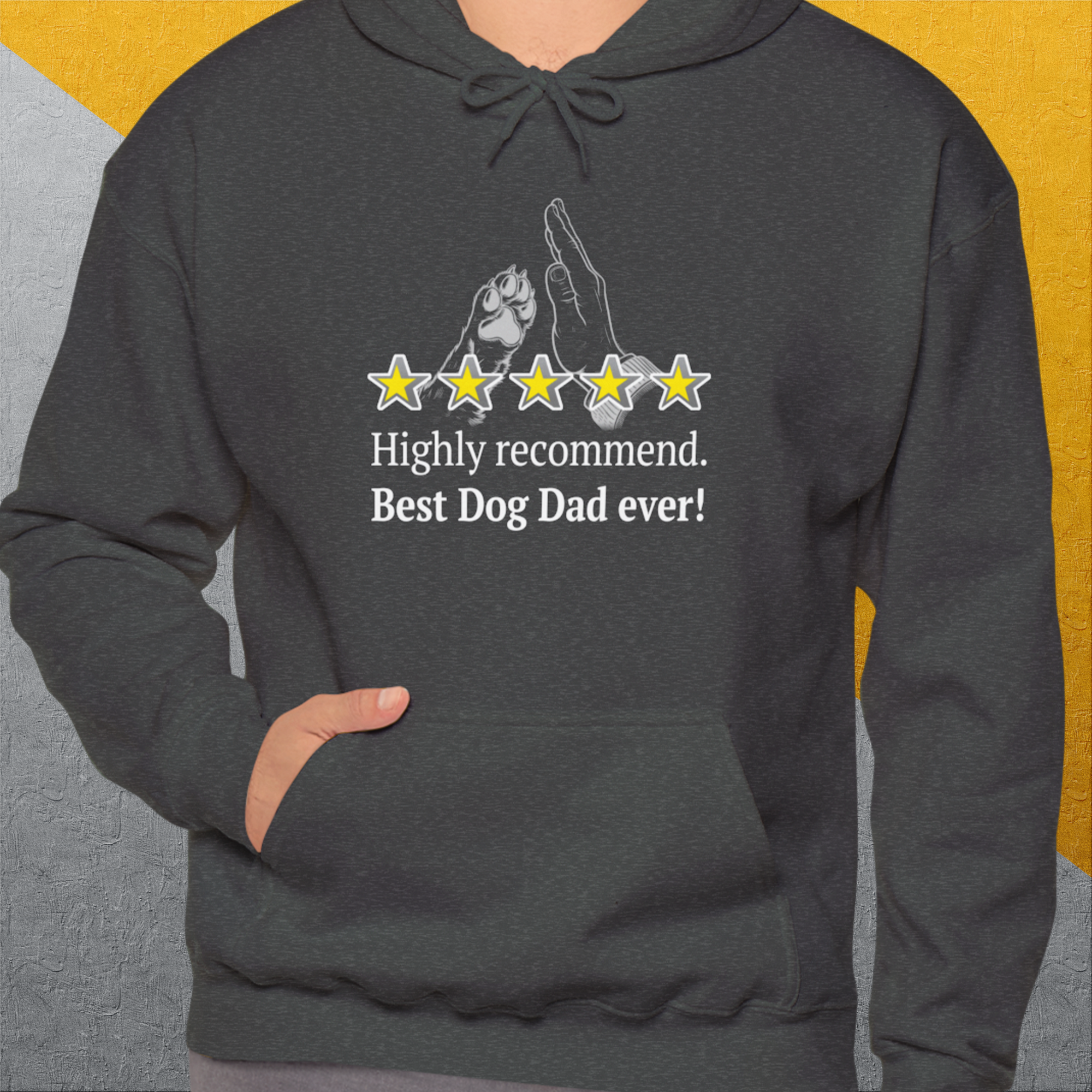 Dog Dad Series, Volume 9, Unisex Hoodie-, a fun and stylish design for dog lovers from Dog Gang