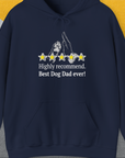 Dog Dad Series, Volume 9, Unisex Hoodie-Navy, Design by Dog Gang