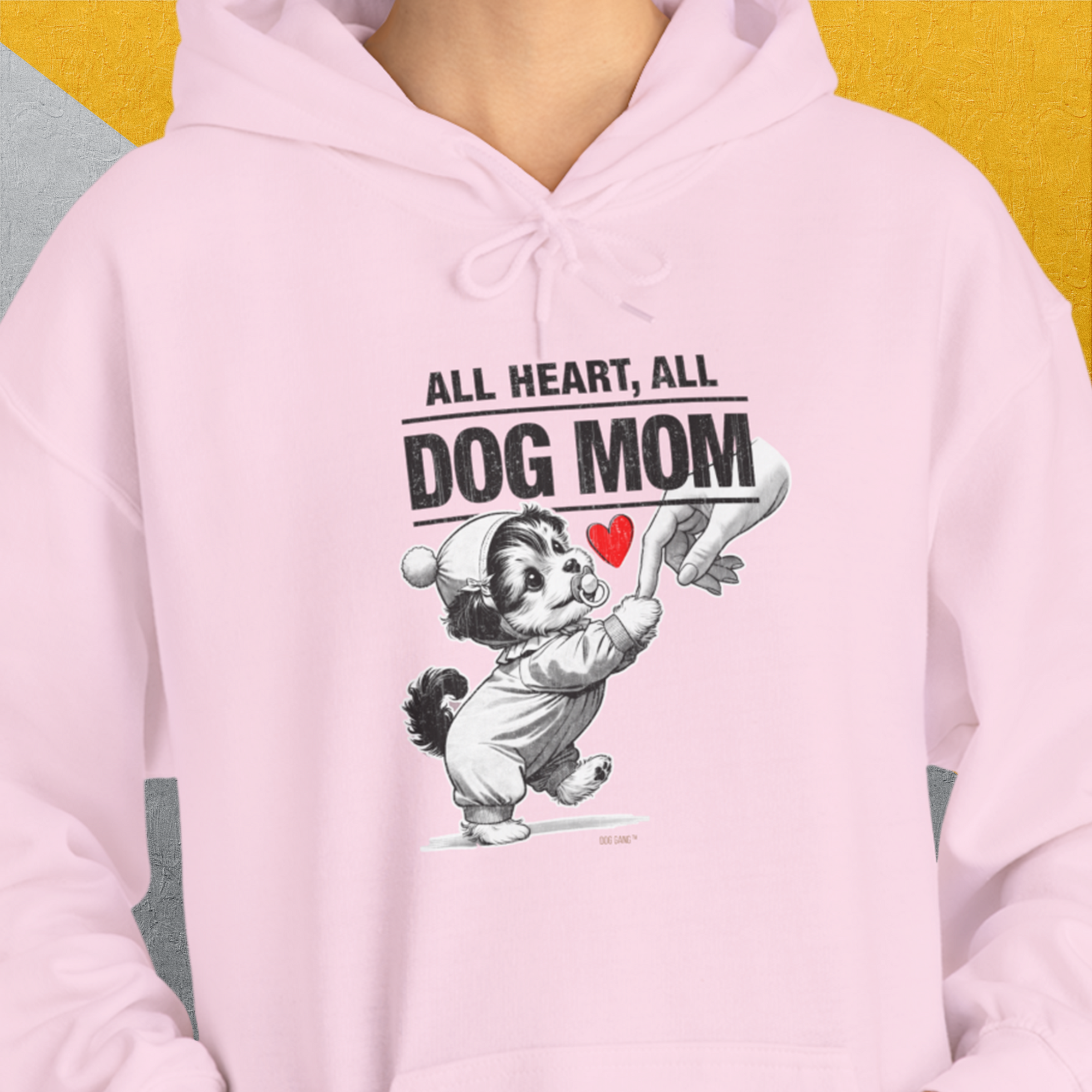 Dog Mom Series, Volume 9, Unisex Hoodie-, a cool and stylish design with a funny saying from Dog Gang