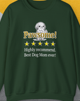 Dog Mom Series, Volume 10, Unisex Sweatshirt-Forest Green, Design by Dog Gang