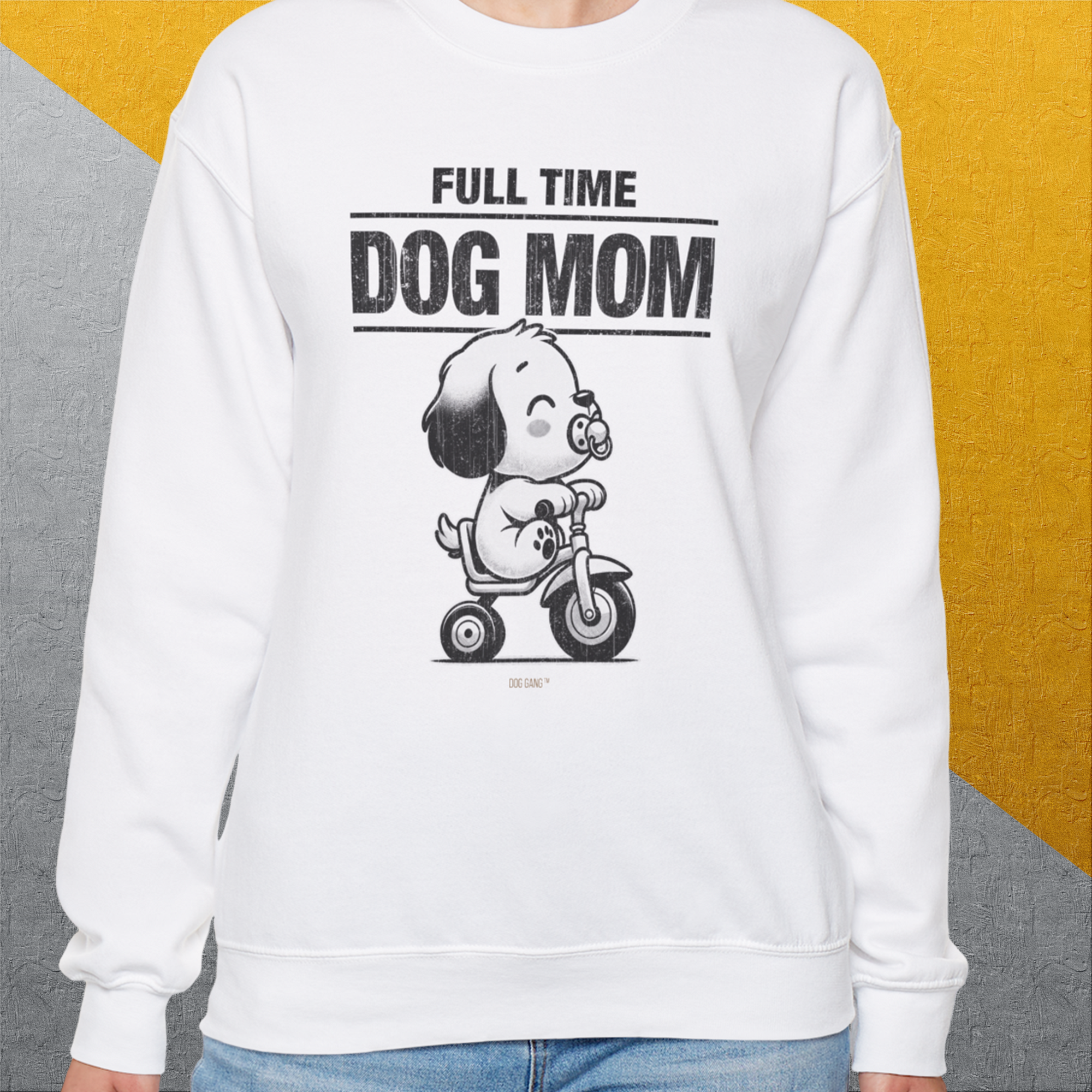 Dog Mom Series, Volume 3, Unisex Sweatshirt-, a fun and stylish sweatshirt design for dog lovers from Dog Gang